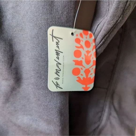 Free People Movement Women's M Foundation Jacket Zip Up Black Cotton Pocket NWT - Picture 12 of 17